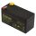 Bleiakku KUNG LONG WP1,2-12 12V/1,2Ah, VdS, 97x43x53mm, 0,6kg