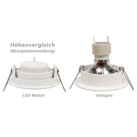 LED-Modul McShine MCOB 5W, 400 Lumen, 230V, 50x25mm, neutralwei&szlig;, 4000K