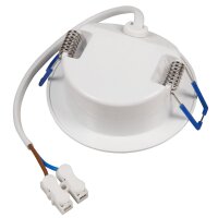 LED-Einbauleuchte McShine EL-500 5W, 400lm, IP44, &Oslash;85x30mm, 4000K