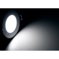 LED-Einbauleuchte McShine EL-500 5W, 400lm, IP44, &Oslash;85x30mm, 4000K