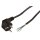 Schutzkontakt Netzkabel McPower mit blanken Enden, 3x 0,75mm&sup2;, 2m, schwarz