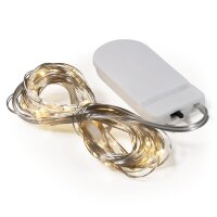LED Draht-Lichterkette McShine Micro 50 LEDs,...