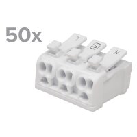 L&uuml;sterklemme McPower mit Bet&auml;tigungshebel, 0,5-2,5mm&sup2;, max. 16A, 50er-Pack