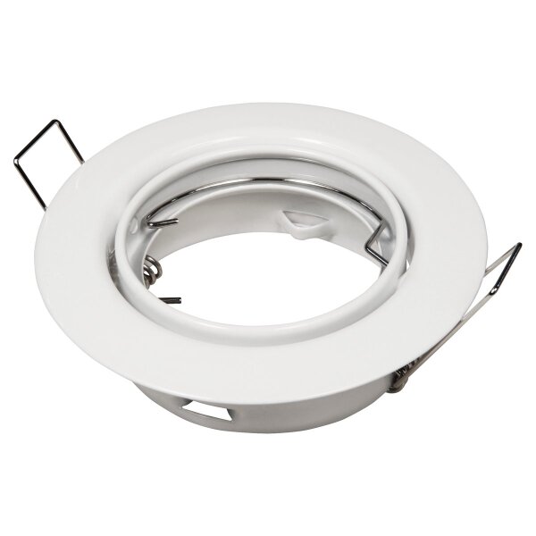 Einbaurahmen McShine ER-87 wei&szlig;, &Oslash;87mm, schwenkbar