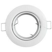 Einbaurahmen McShine ER-87 wei&szlig;, &Oslash;87mm, schwenkbar
