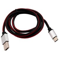 USB-Ladekabel A Stecker auf USB Typ C schwarz 0,9m