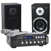 Karaoke-Set LTC STAR4-MKII USB/SD, Bluetooth, inkl. zwei...
