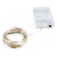 LED Draht-Lichterkette McShine Micro 80 LEDs,...