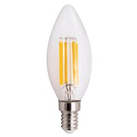 LED Filament Kerzenlampe McShine Filed, E14, 6W, 820 lm,...