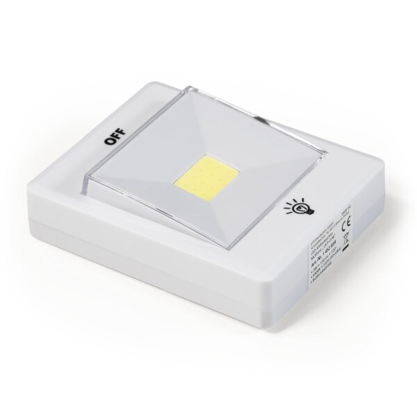 LED-Klebeleuchte McShine LK3-COB mit Klebefolie und Magnet, 100x80x30mm