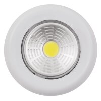 LED-Klebeleuchte McShine LK1-COB mit Klebefolie, &Oslash;70x22mm, wei&szlig;