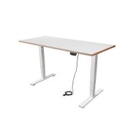 Schreibtisch imstande, business-w + Platte 120x60cm Pebble