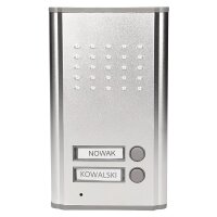 Zweifamilien-T&uuml;rsprechanlage Gegensprechanlage, Unterputzmontage, FOSSA MULTI