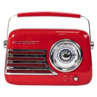 Tragbares Nostalgie Radio FREESOUND-VR40R mit Bluetooth,...