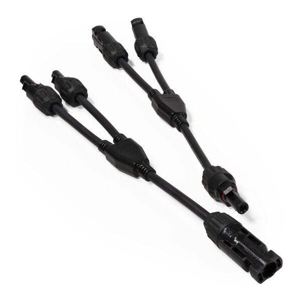 Y-Stecker-Adapterkabel McShine, f&uuml;r Solarkabel, IP67, 2er-Set