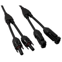 Y-Stecker-Adapterkabel McShine, f&uuml;r Solarkabel, IP67, 2er-Set
