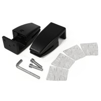 Clip f&uuml;r Trennwand imstande, schwarz, 2er-Pack,...