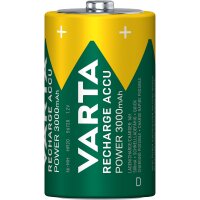 Mono-Akku VARTA, Typ D, NiMH-Akku, HR20, 1,2V/3000 mAh,...