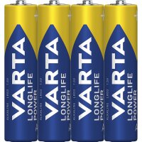 Micro-Batterie VARTA Longlife Power Alkaline, Typ AAA,...
