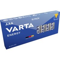 Micro-Batterie VARTA Energy Alkaline, Typ AAA, LR06,...