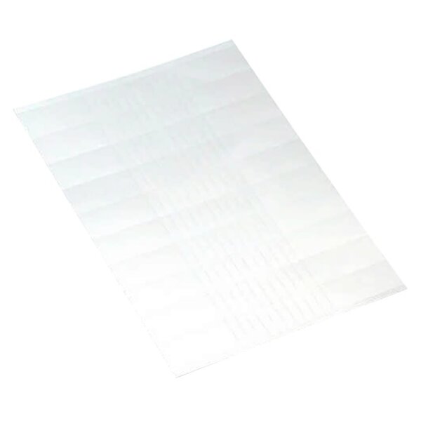 Pappschilder WAGO, f&uuml;r Laserdrucker, 9,5x25mm, wei&szlig;, Karton, Halogenfrei
