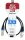 Hochwertiges Audiokabel BST SOUND-XLRM-XLRF-0.6 0,6m, XLR Stecker u. Buchse