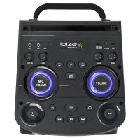 Mobile Beschallungsanlage IBIZA BOMBMASTER 1000W,  Bluetooth