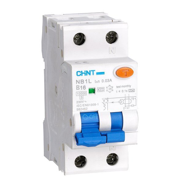 FI-LS-Schalter CHINT NB1L, 2-polig, 16A