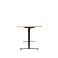 Schreibtisch Imstande, business-b + Tischplatte Sperrholz Platinwei&szlig; 120x60cm