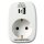Zwischenstecker McPower, 1x USB-A + 1x USB-C PD20W