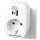Zwischenstecker McPower, 1x USB-A + 1x USB-C PD20W
