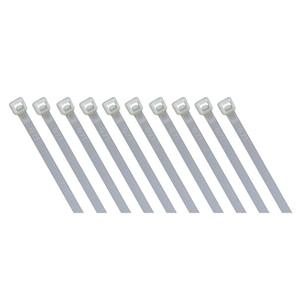 Kabelbinder McPower, transparent, 100x2,5mm, 100er-Pack, UV best&auml;ndig