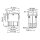 Wippenschalter McPower, 6-polig, rote Wippe, 250V/15A, Stellungen: EIN/AUS