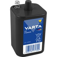 Blockbatterie VARTA, Zink-Kohle, 431, 6V, 8500 mAh,...