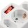 Steckdosenadapter McPower, 1x Schutzkontakt, 2x Euro, mit Schalter