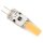 LED-Stiftsockellampe McShine Silicia COB, G4, 1,5W, 200 lm, warmwei&szlig;