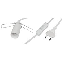 Lampenfassung McShine E14 mit 1,5m Kabel, Schalter und...