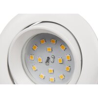 LED Einbauleuchte McShine intense 5W, 400lm, wei&szlig;, 6er-Pack
