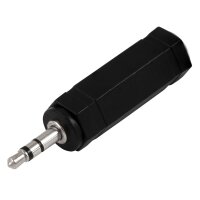 Kopfh&ouml;hrer-Adapter HOLLYWOOD, AUX Klinke 6,35mm auf...