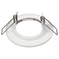 Einbaurahmen McShine ER-80 wei&szlig;, &Oslash;80mm, starr
