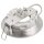 Einbaurahmen McShine DL-304 rund, &Oslash;108mm, GX53, Eisen geb&uuml;rstet