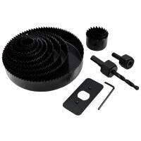 Lochs&auml;gen-Set McPower LSM-192 16-teilig, 19-127mm,...