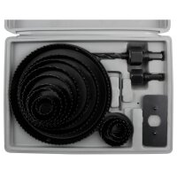 Lochs&auml;gen-Set McPower LSM-192 16-teilig, 19-127mm, inkl. Transportkoffer