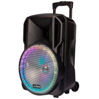 Mobile Beschallungsanlage PARTY PARTY-15RGB 800W, Bluetooth, LED-Beleuchtung