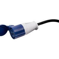 CEE-Kupplung auf Schutzkontakt-Stecker McPower, 0,35m H07RNG 3G2,5, 230V, IP44