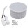 Einbauleuchten-Set McShine, 5xRahmen, 5xLED-Modul, 7W, 608lm, 230V, wei&szlig;, IP44