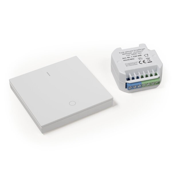 Funk-Schalter Set McPower Comfort Jalousiestuerung + Schalter, max. 500W