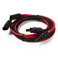 Solarmodul-Verbindungskabel McShine, 4mm&sup2;, 2m, Paar