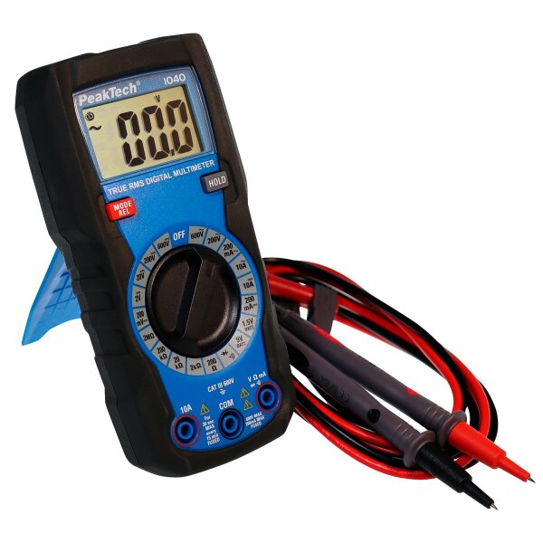 Digital Multimeter PeakTech P1040, 2000 Counts, TrueRMS, Manuelle Bereichswahl
