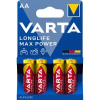 Mignon-Batterie VARTA Longlife Max Power Alkaline, Typ...